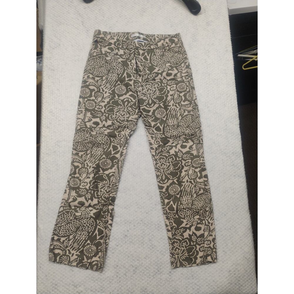 Old Navy Women's Size 4 Stretch Fit Pants Olive Green Spring Cottagecore Hippie